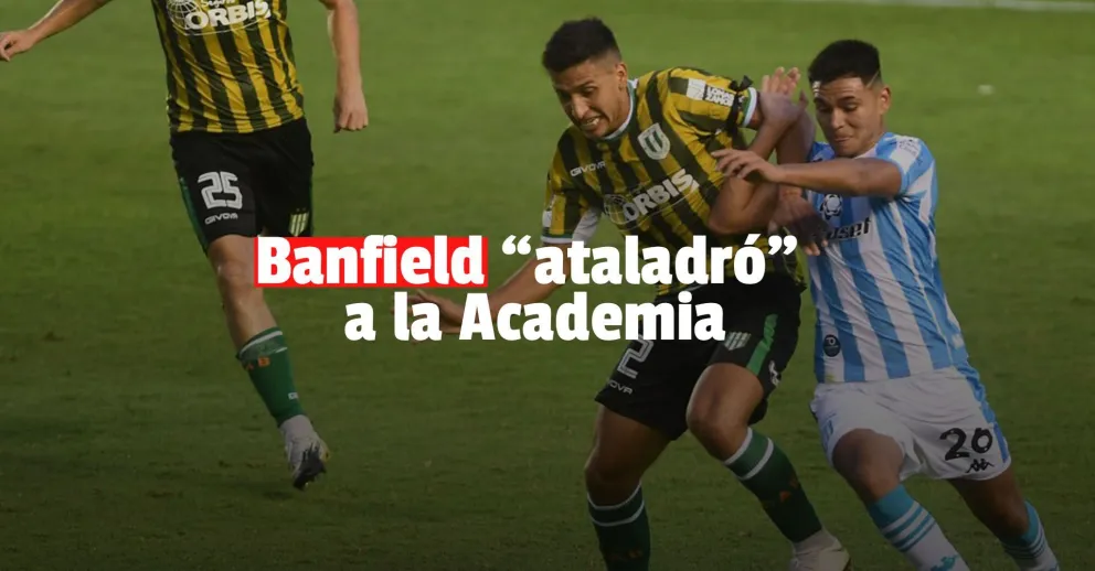 Banfield derrotó a Racing en el arranque de la copa de la liga