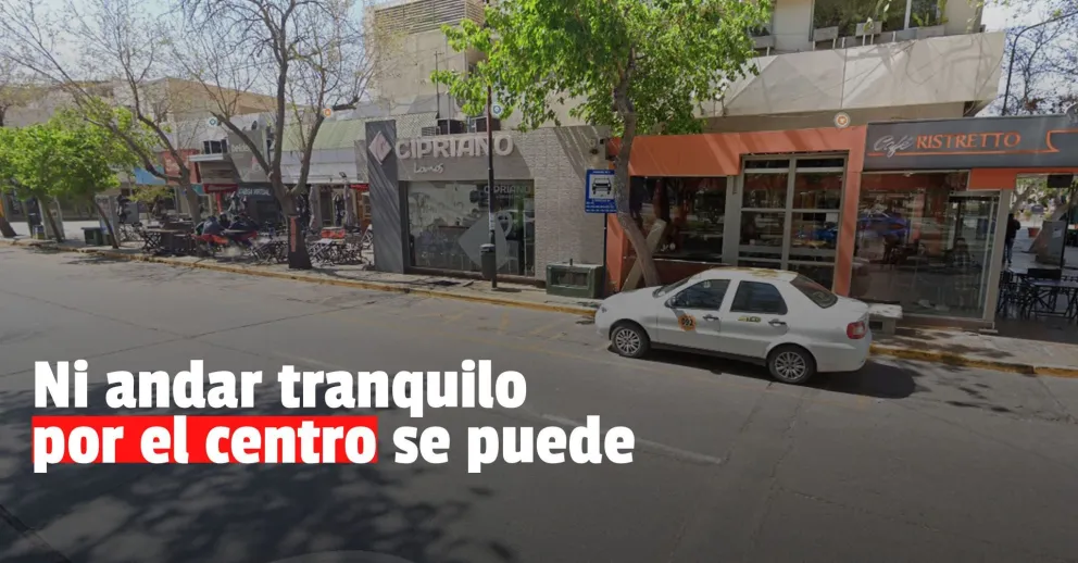 Arrebató un celular enfrente de la Plaza 25 de Mayo