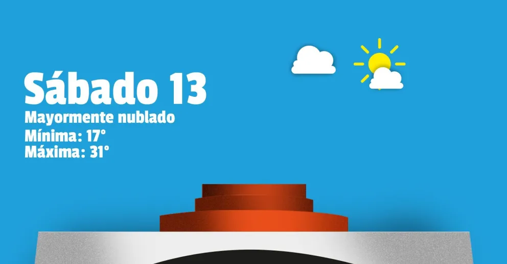 Sábado caluroso ¿con tormentas?