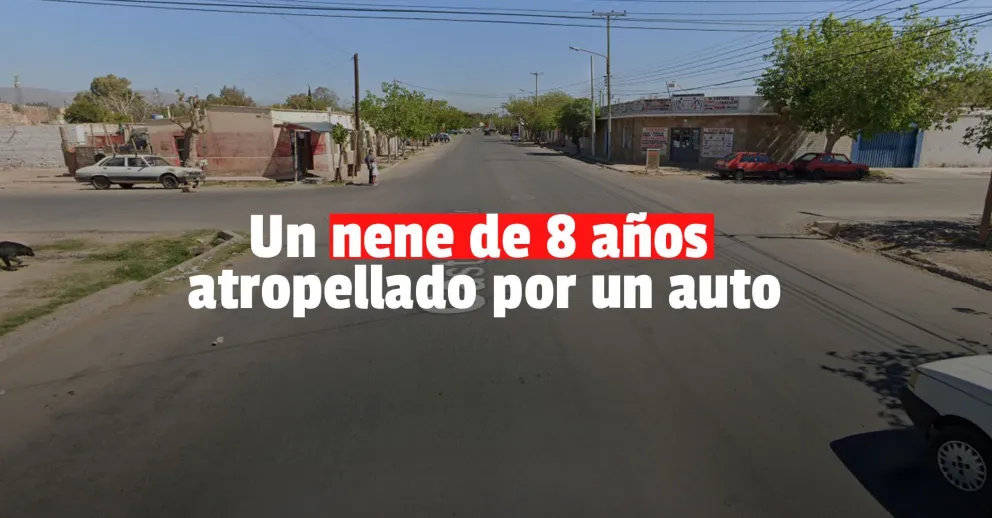 Un nene de 8 años internado tras ser atropellado por un auto