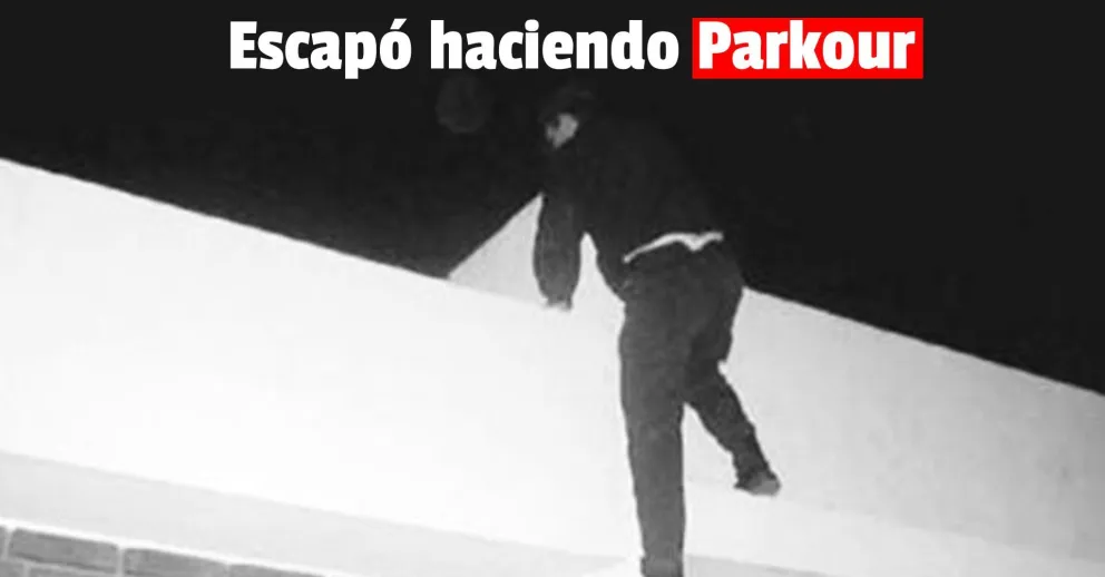 Escapó por los techos tras robar ropa y zapatillas