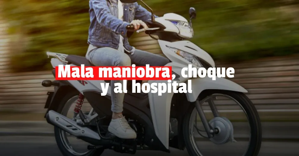 Dos mujeres terminaron con graves heridas tras chocar una contra la otra en sus motocicletas