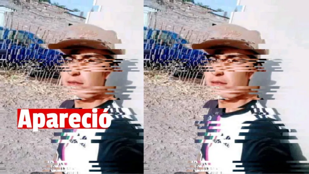 Apareció el joven de 25 de Mayo