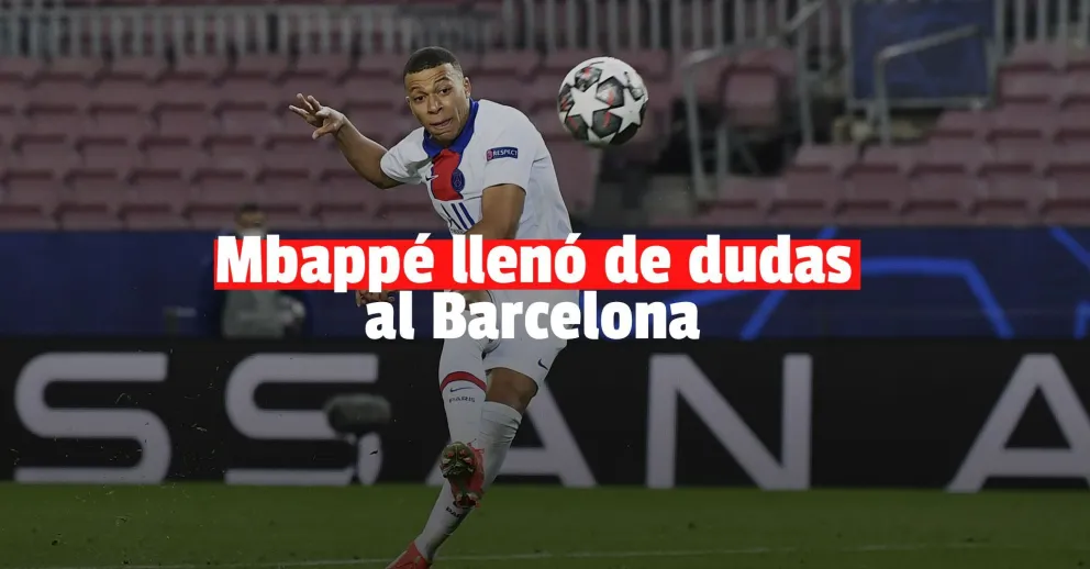 El PSG liquidó a Barcelona con un triplete de Mbappé