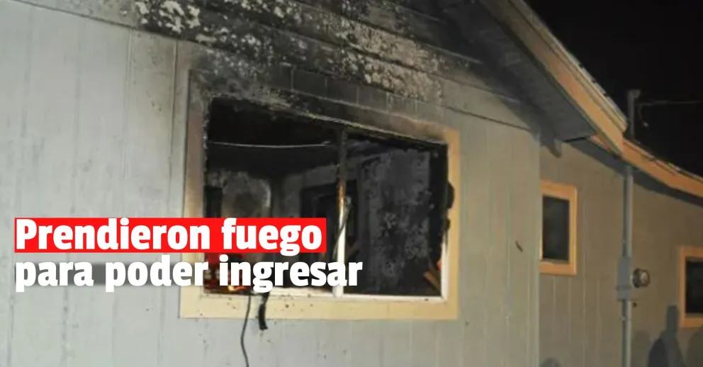 Incendiaron una ventana y creen que fue para usurpar una vivienda