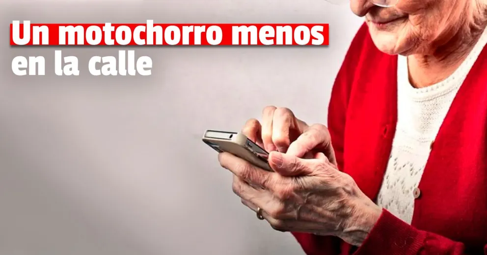 Atraparon a un motochorro tras robar un celular