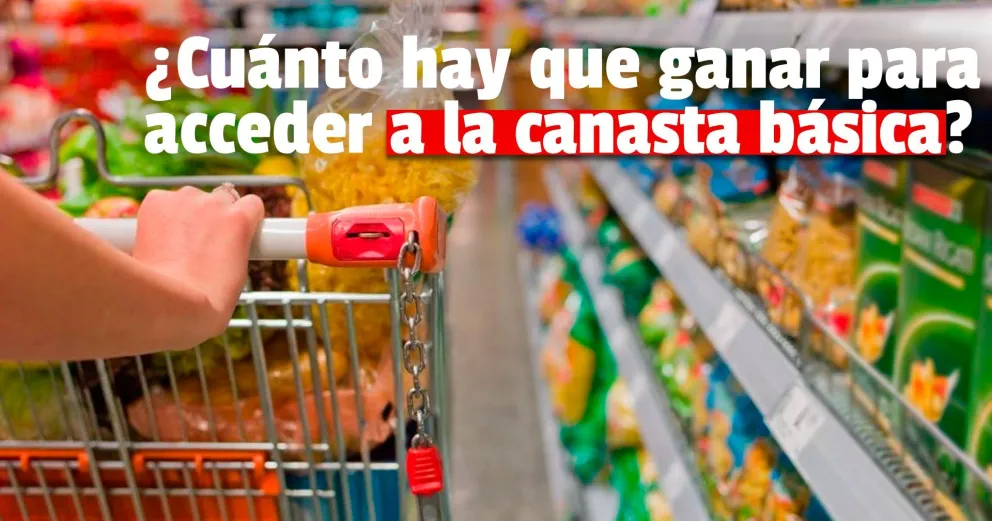 Una familia necesitó $56.459 para acceder a la canasta básica