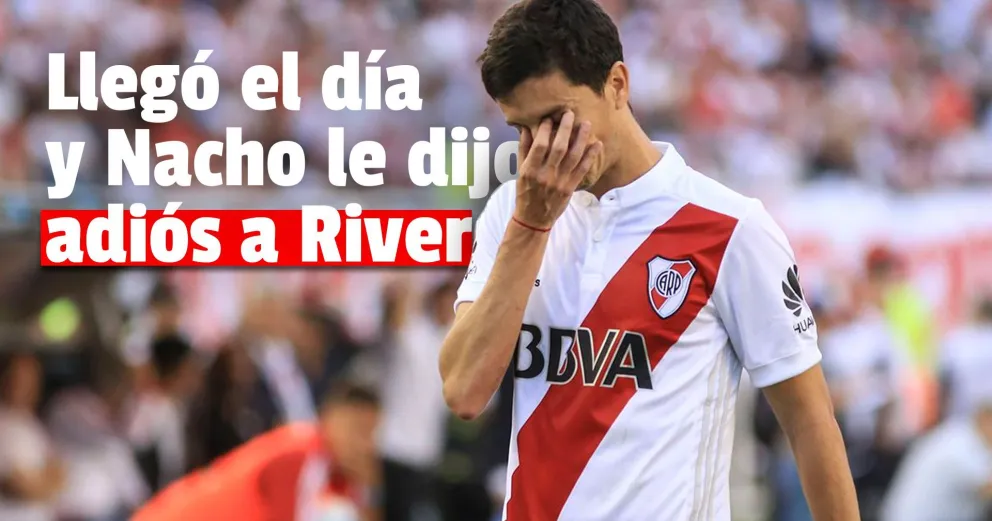 Nacho Fernández se despidió de River y de sus compañeros