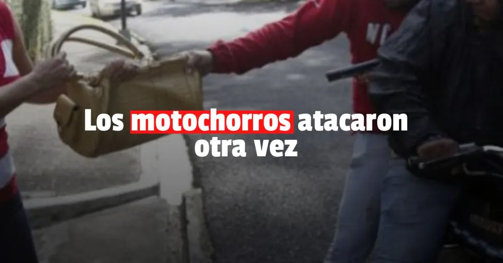 Una mujer de 63 años, víctima de los motochorros