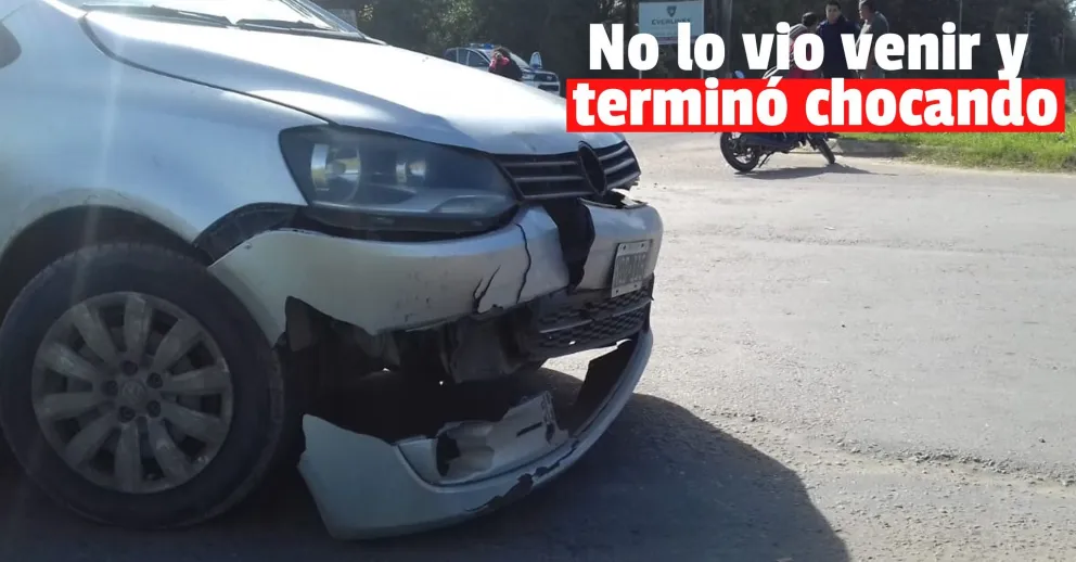 Dos jóvenes colisionaron en Rawson, uno debió ser hospitalizado