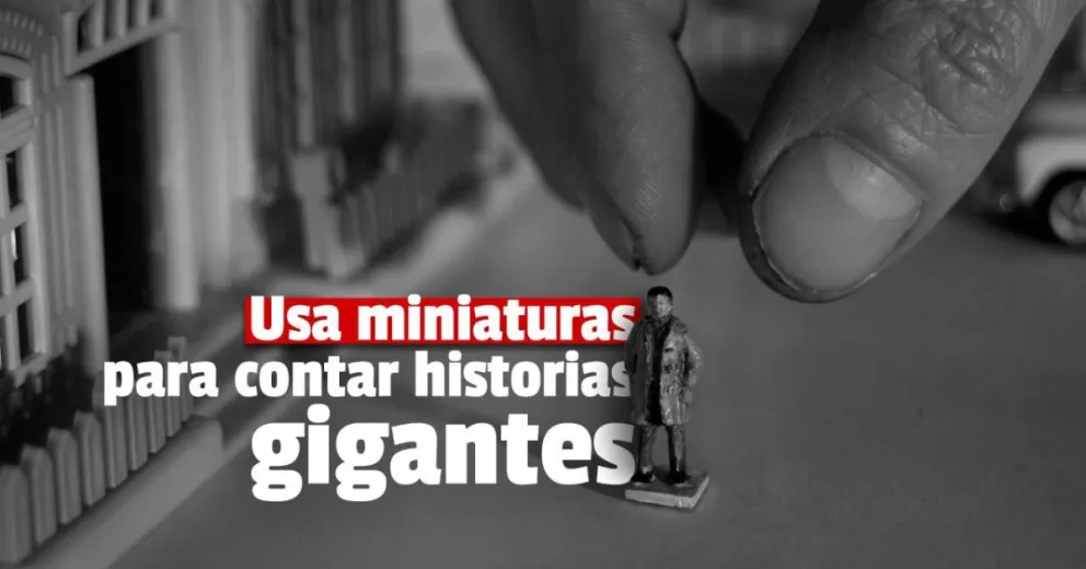 Un sanjuanino recrea batallas históricas en stop motion con miniaturas