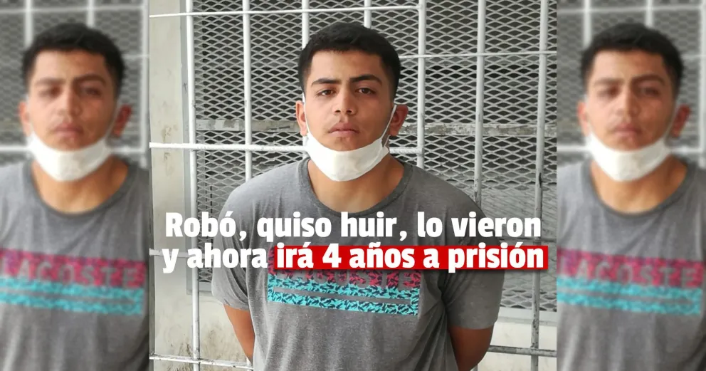 Condenaron a 4 años de prisión al delincuente que robó frente a la policía