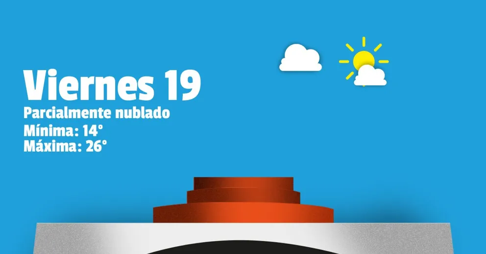 Viernes fresquito y agradable para comenzar el fin de semana