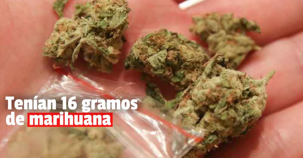 Detuvieron a tres jóvenes por circular con una cantidad considerable de droga