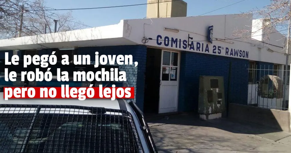Le pegó a un menor y le robó la mochila