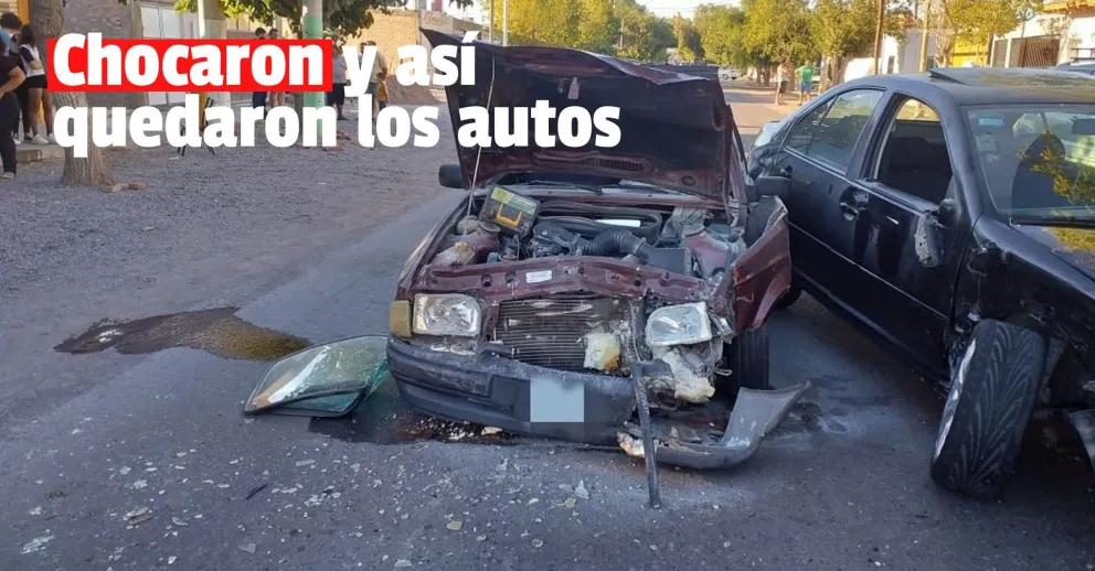 Dos personas al hospital tras un choque