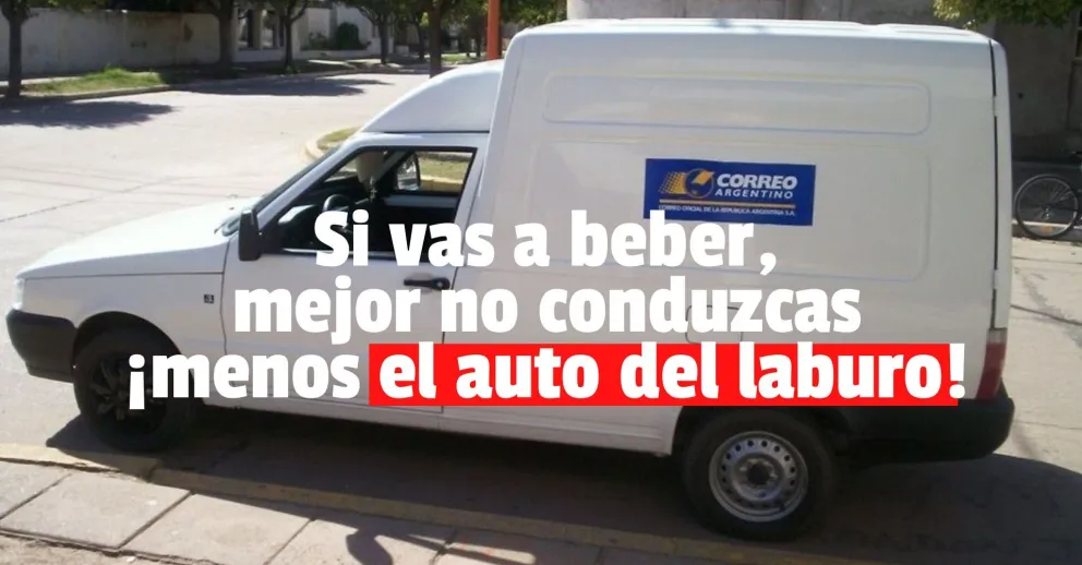 Chocó con un alambrado: iba en la movilidad del trabajo y con alcohol encima