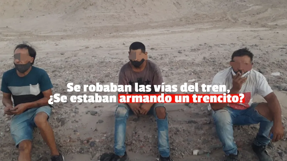 ¿Les gusta robar rieles? A la cárcel