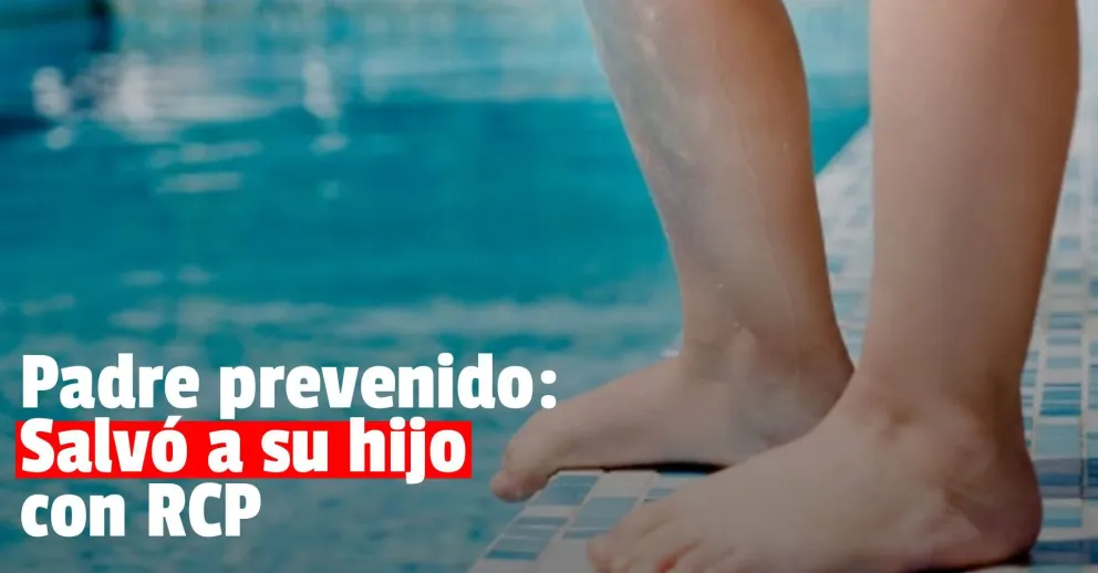 Un padre salvó a su hijo de morir ahogado practicándole RCP