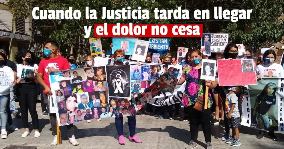 Las familias del dolor marcharon nuevamente por justicia