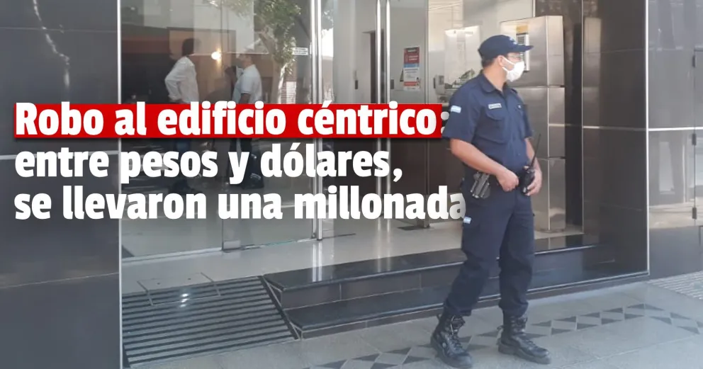 Robo al edificio Derby: se llevaron más de 60.000 dólares