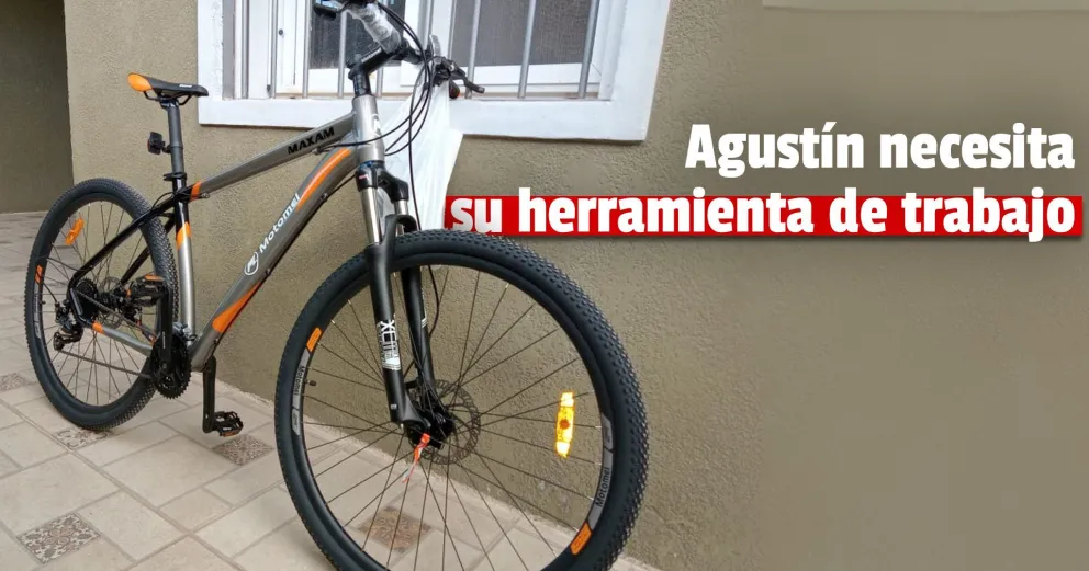 Sacó una bici en cuotas para poder trabajar como delivery y se la robaron
