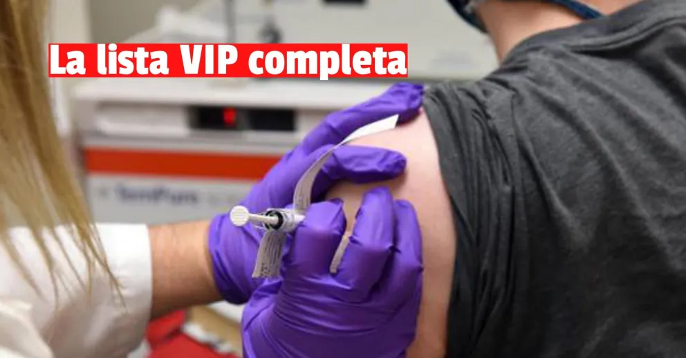 Difundieron el listado completo los vacunados VIP  en el Hospital Posadas