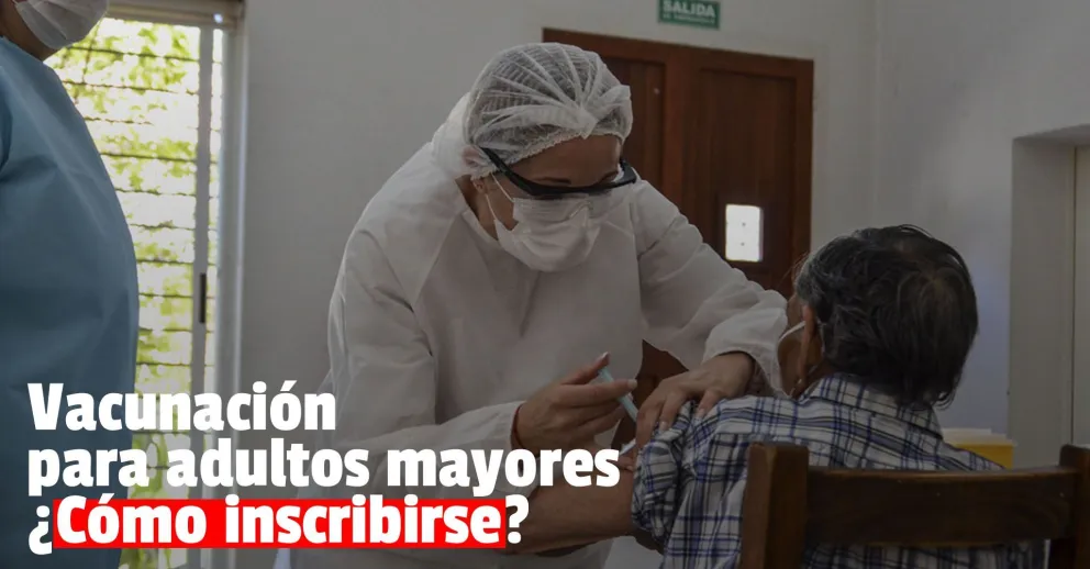 Habilitaron una página de inscripción a la vacunación para mayores de 80 años