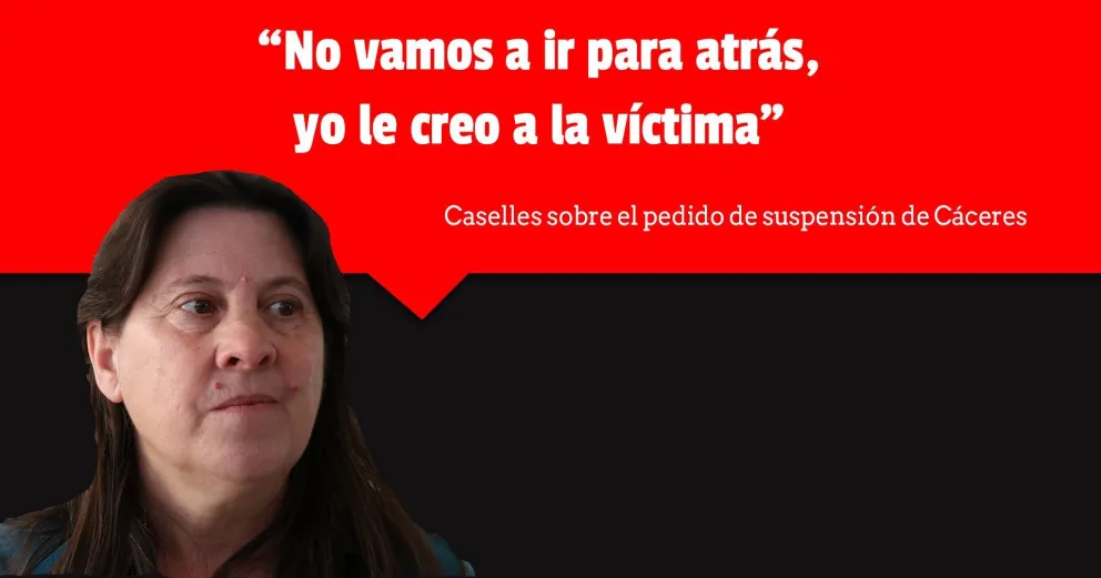 Graciela Caselles habló sobre el pedido de suspensión del diputado Eduardo Cáceres