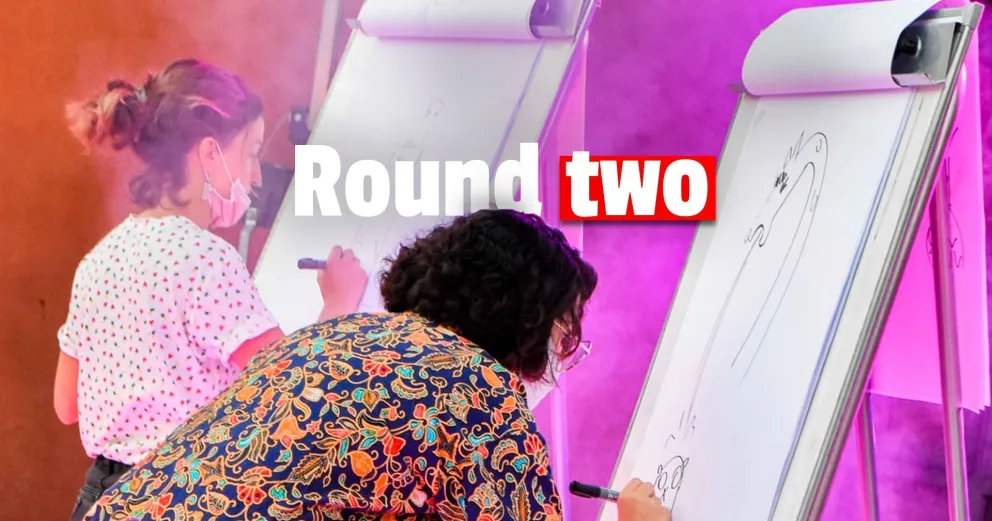 Este jueves se viene el segundo round de la batalla de ilustradores