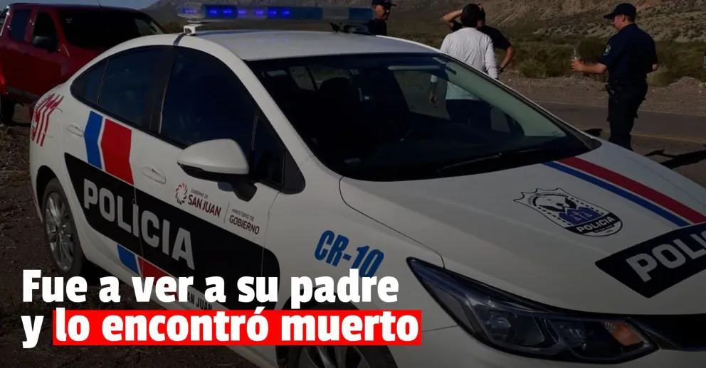 Un hombre fue a visitar a su padre y lo encontró muerto