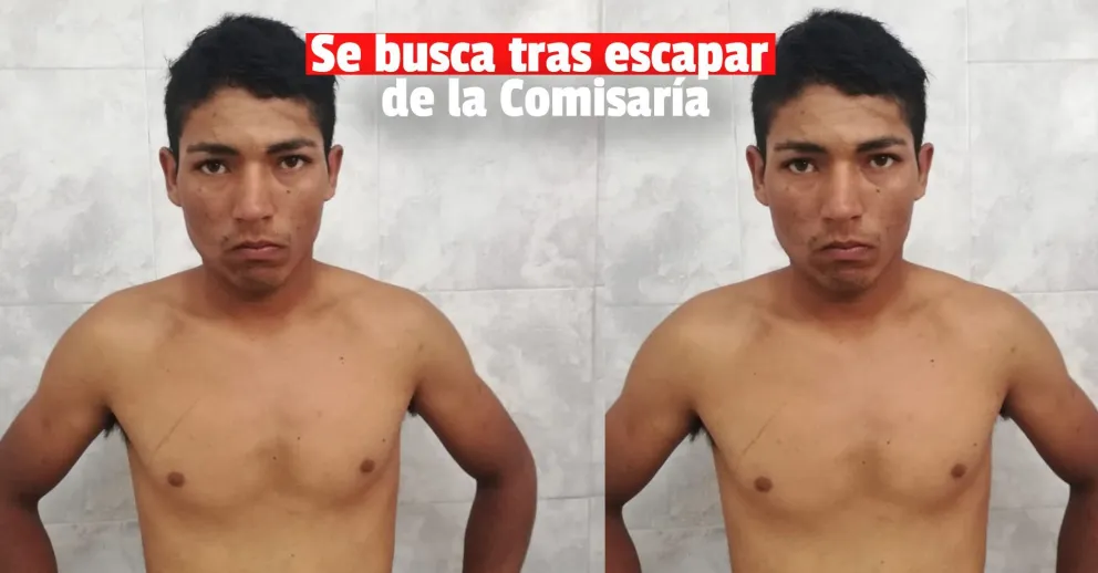 Golpeó al calabocero y huyó de la Comisaría: lo buscan intensamente