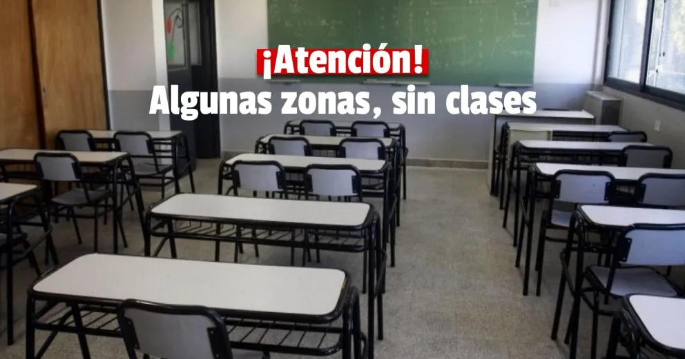 Suspenden las clases en algunas zonas afectadas por la lluvia