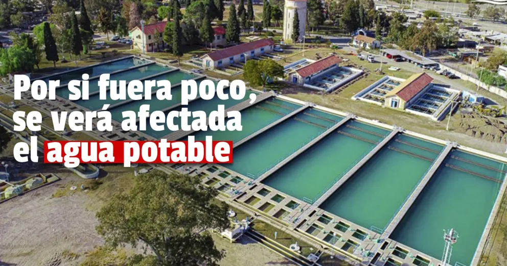 OSSE informó que se verá afectado el abastecimiento de agua potable por la tormenta