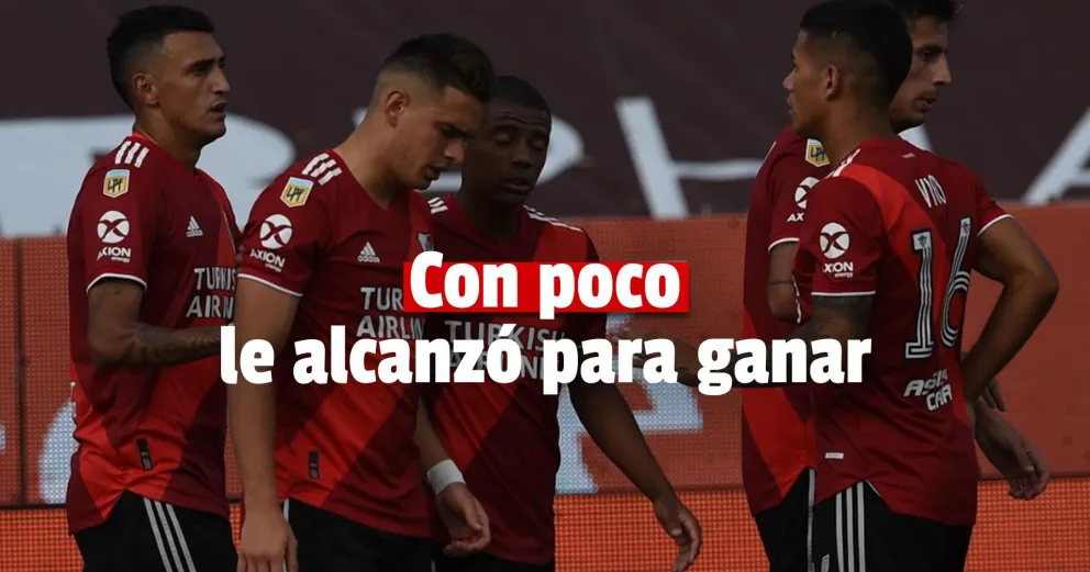 River convirtió un solo gol y le alcanzó para ganar