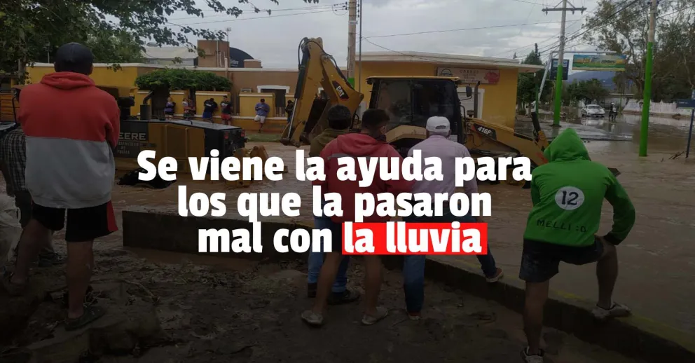 El Gobierno asistirá a los más afectados por las lluvias