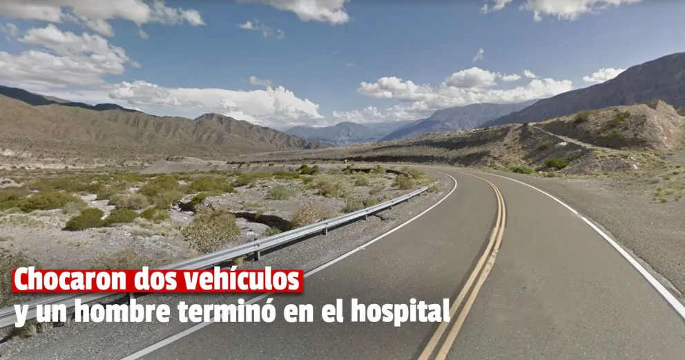 Un auto y una camioneta colisionaron en Ullum