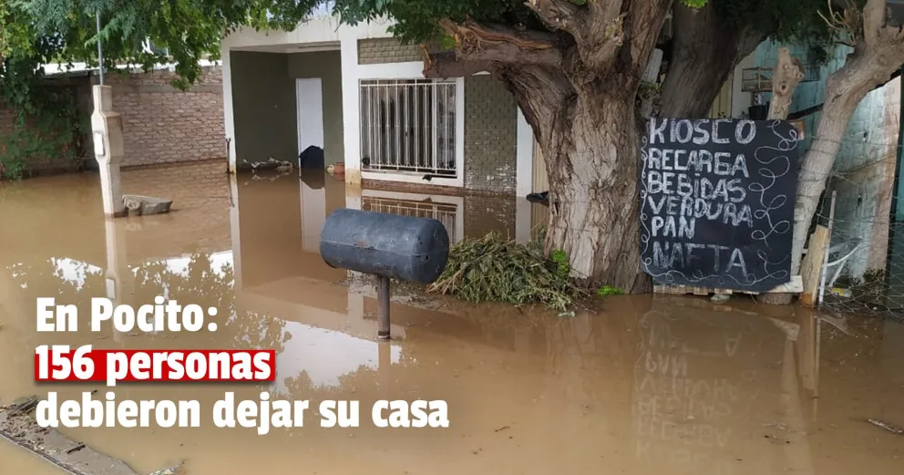 En Pocito evacuaron a 156 personas por la tormenta