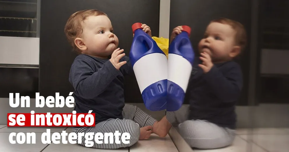 Un menor quedó internado tras ingerir detergente