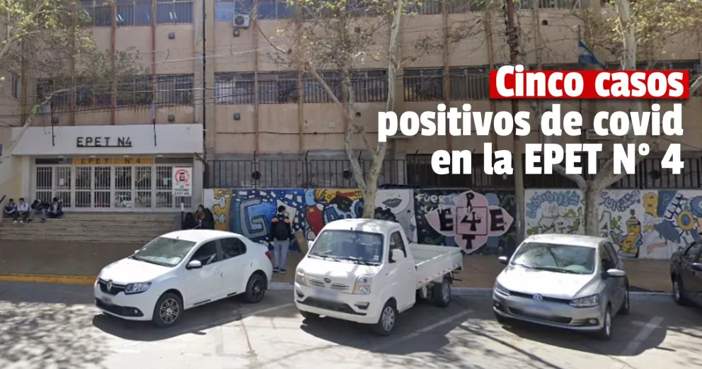Detectaron cinco casos de coronavirus en la EPET N°4
