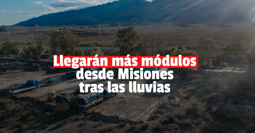 Comprarán 200 módulos habitacionales para asistencia tras las lluvias