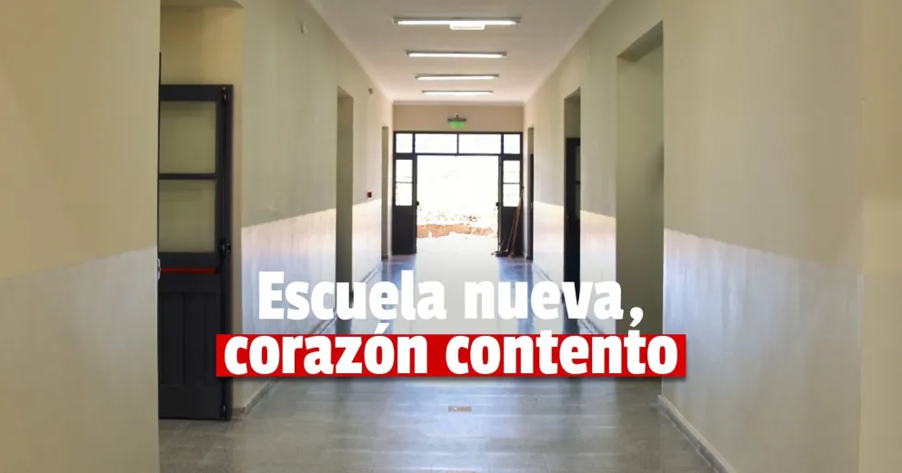 Jáchal: con aportes mineros quedó habilitada la Escuela Agustín Gómez