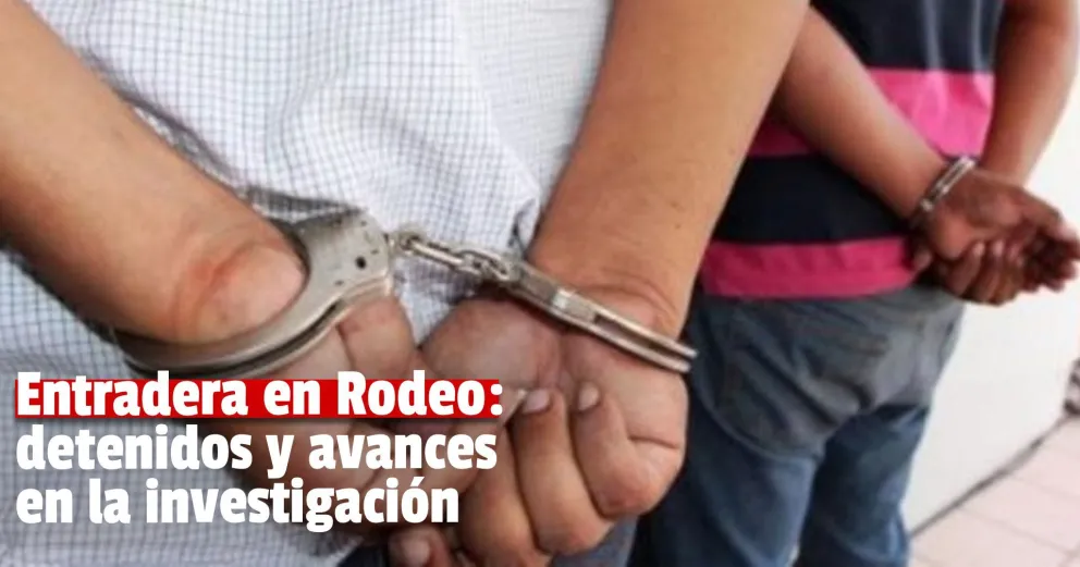 Detuvieron a dos hombres por el violento robo a una anciana en Rodeo y recuperaron parte del dinero