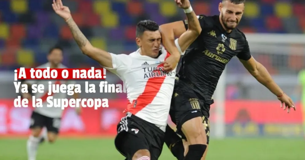 River y Racing quieren quedarse con el triunfo de la final postergada