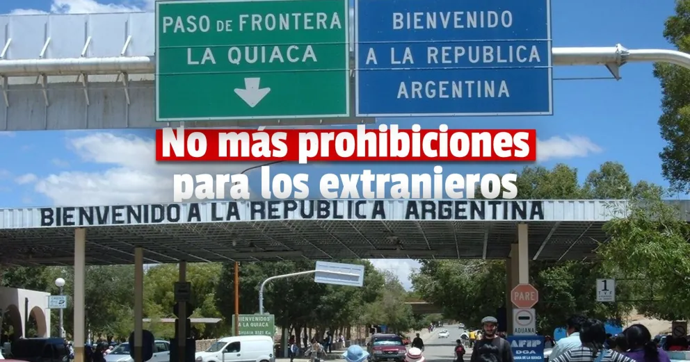 El Gobierno derogó el decreto de Macri que impedía el ingreso de extranjeros con antecedentes
