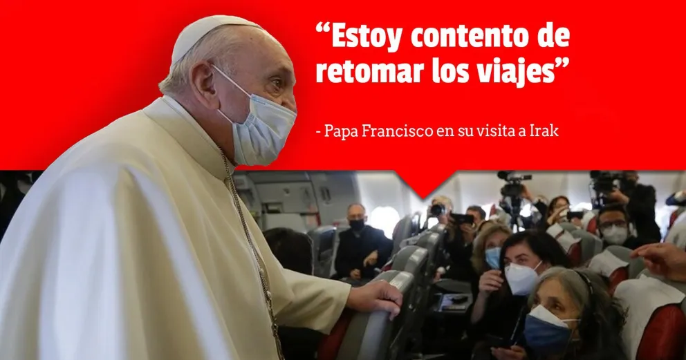 Francisco llegó a Irak, el viaje más peligroso de su pontificado