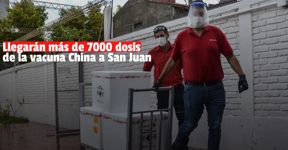 Comienza la distribución de más de 400 mil vacunas Sinopharm en todo el país