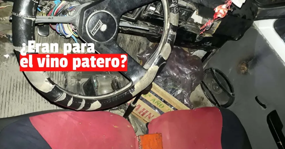 Intentaban robar 144 kilos de uva y los detuvieron