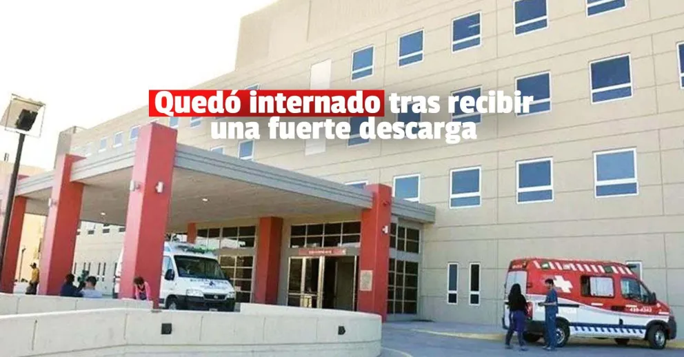 Un niño de 8 años sufrió una descarga eléctrica al tocar un pilar en Albardón