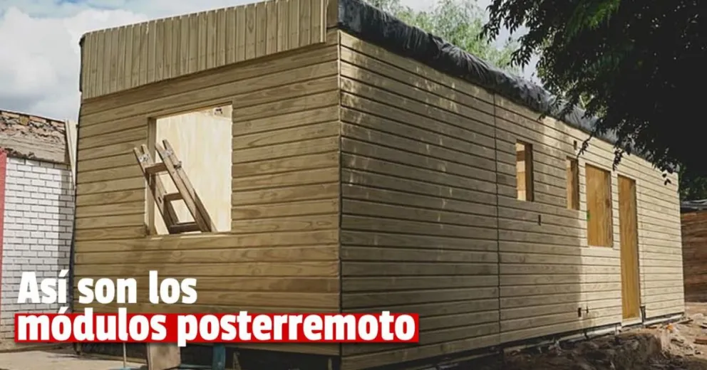 Esta semana llegarán más módulos para los damnificados por el terremoto